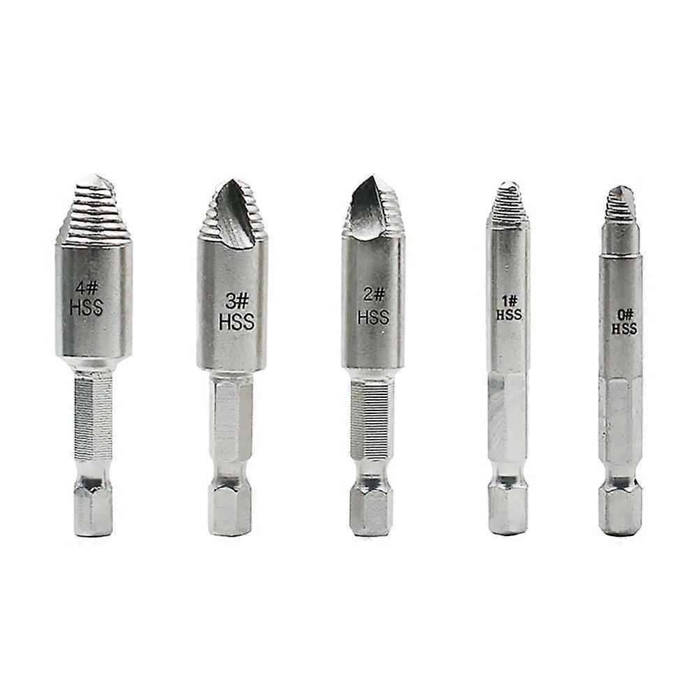 Set of screw extractors