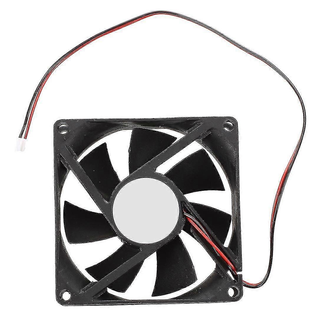 80mm Dc 12v 2pin Pc Computer Desktop Case Cpu Cooler Cooling Fan