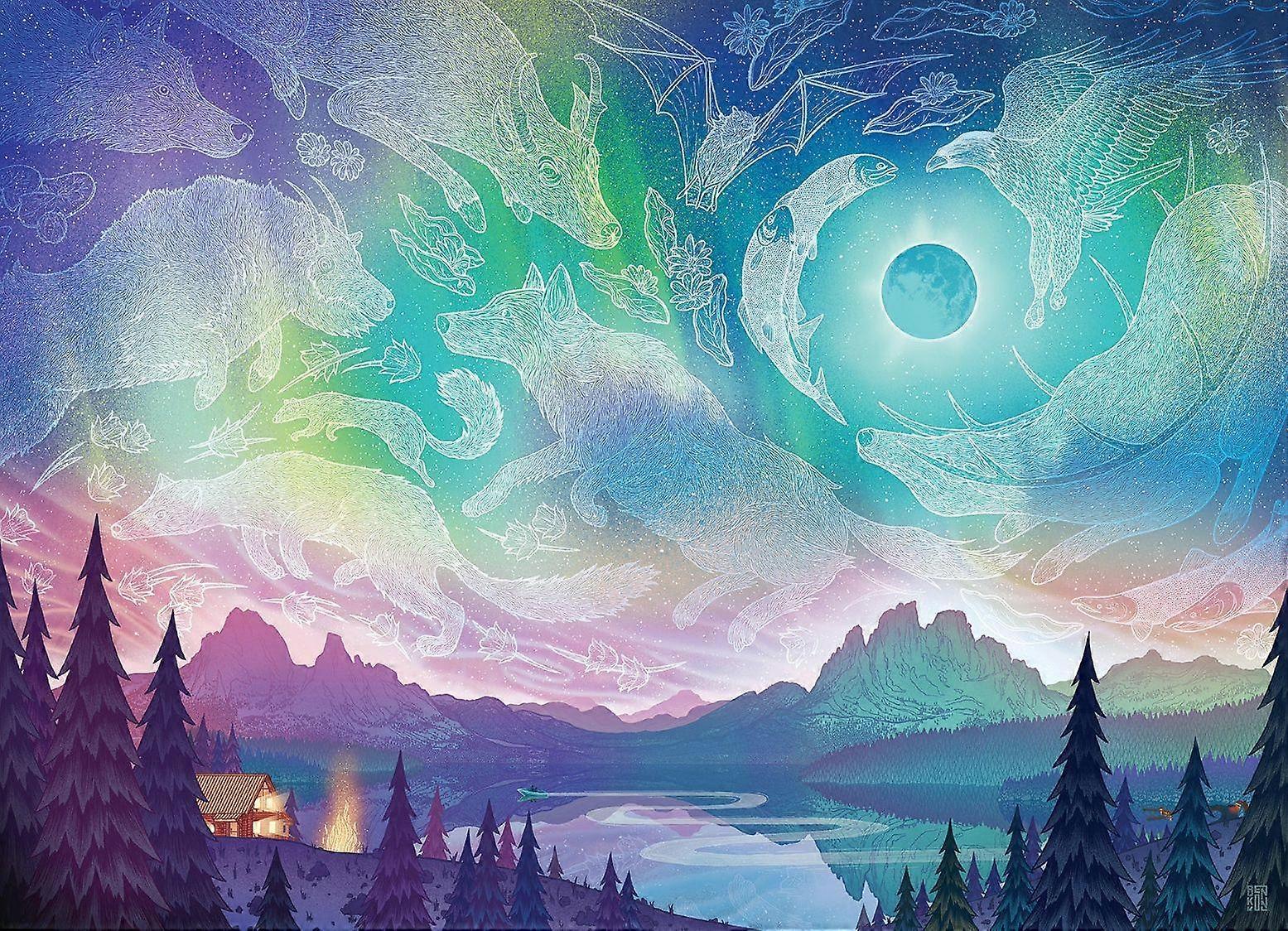 Cobble Hill Aurora Jigsaw Puzzle (1000 Pieces)