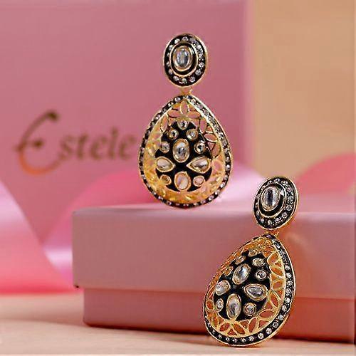 Kundan Handmade Drop Earrings