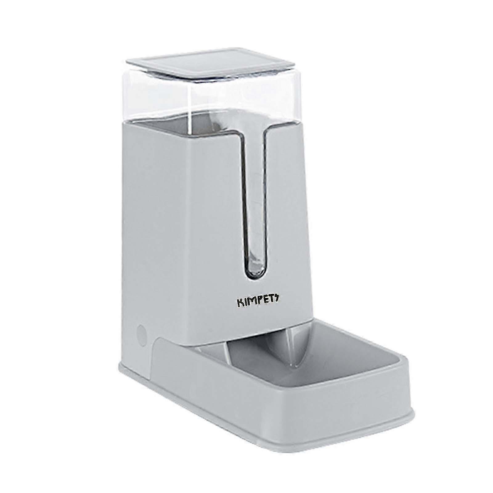 Pet Feeder Cat Bowl Container Feeder Gray