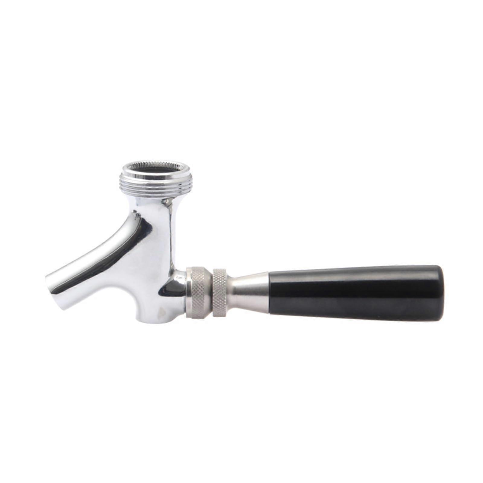 Beer Keg Tap with Quick Disconnects and Locking Faucet for Smooth Pouring and Easy Cleaning