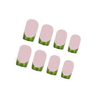 Press on Nail,Fake Nail Stick Glues on Nail False Nail Acrylic Nail Artificial False Nail for DIY Nail Art Designs Multicolor