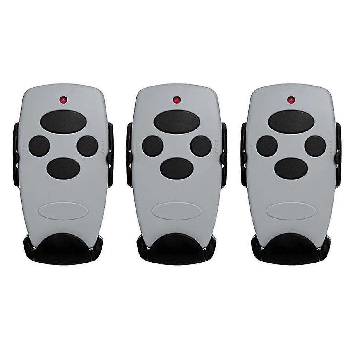 3Pcs for Garage Remote Control Gate 433MHz for TRANSMITTER 2PRO 4PRO Keychain for Barrier Keyfob