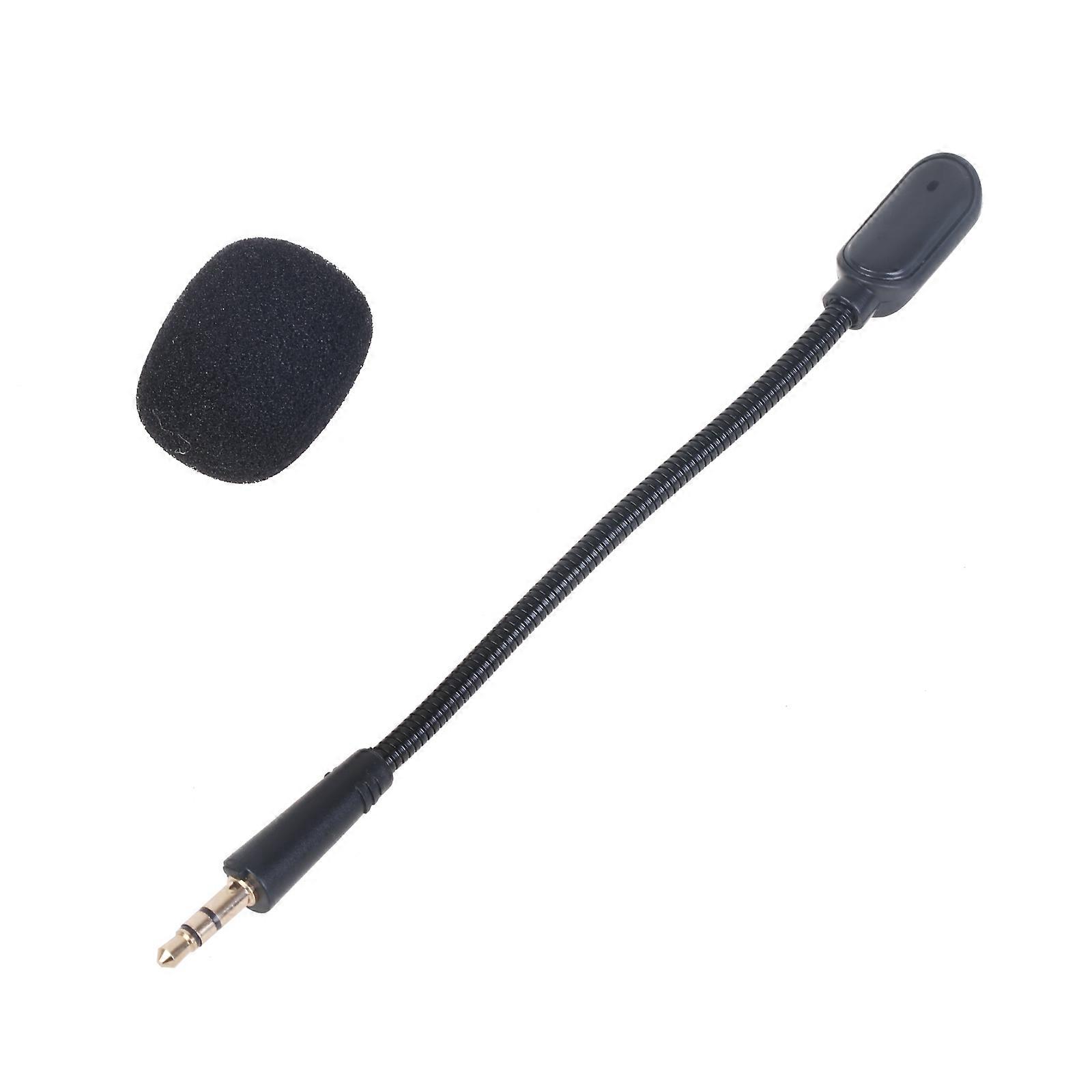 Microfone para fone de ouvido com conector macho de 3,5 mm, haste de microfone de 3 seções com revestimento de esponja para fone de ouvido Barracuda X - peça de reposição multicolorida