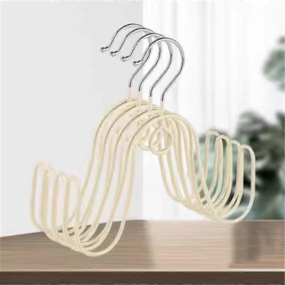 Shoe Hanger Rack Hanging Shoe Hooks for Drying on Balcony or Bathroom Rail (Yellow)