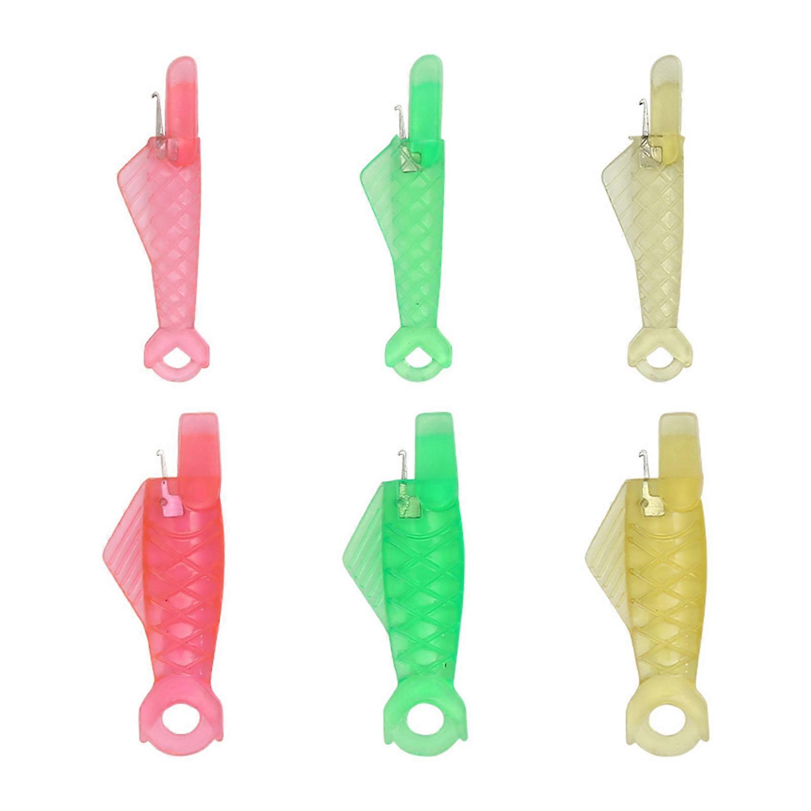 100 Pcs Fish Shaped Needle Threader Needle Inserter Sewing Machine Needle Threader Automatic Needle Threader for Sewing Multicolor