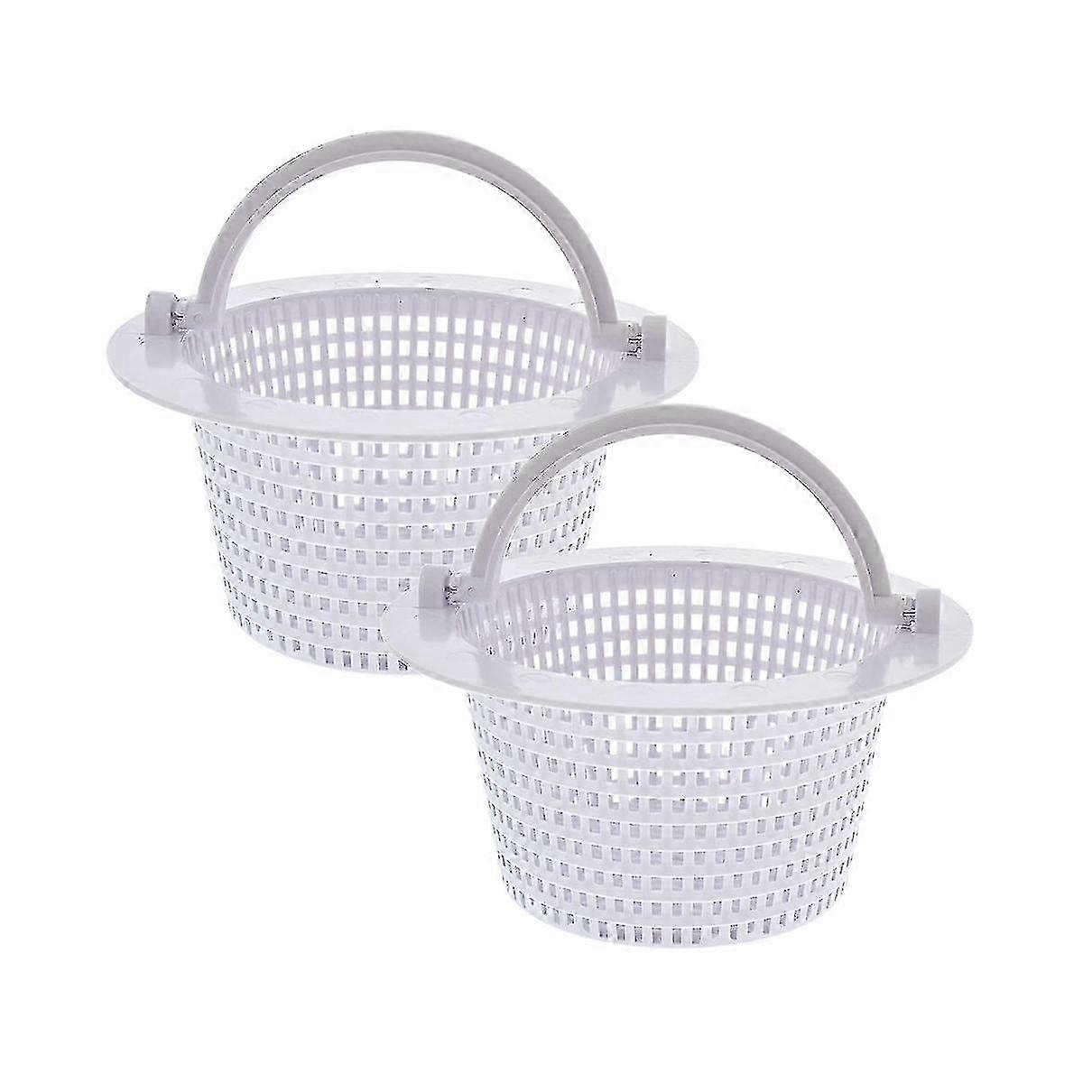 2-Pack Replacement Skimmer Baskets with Handle for Above-Ground Pools