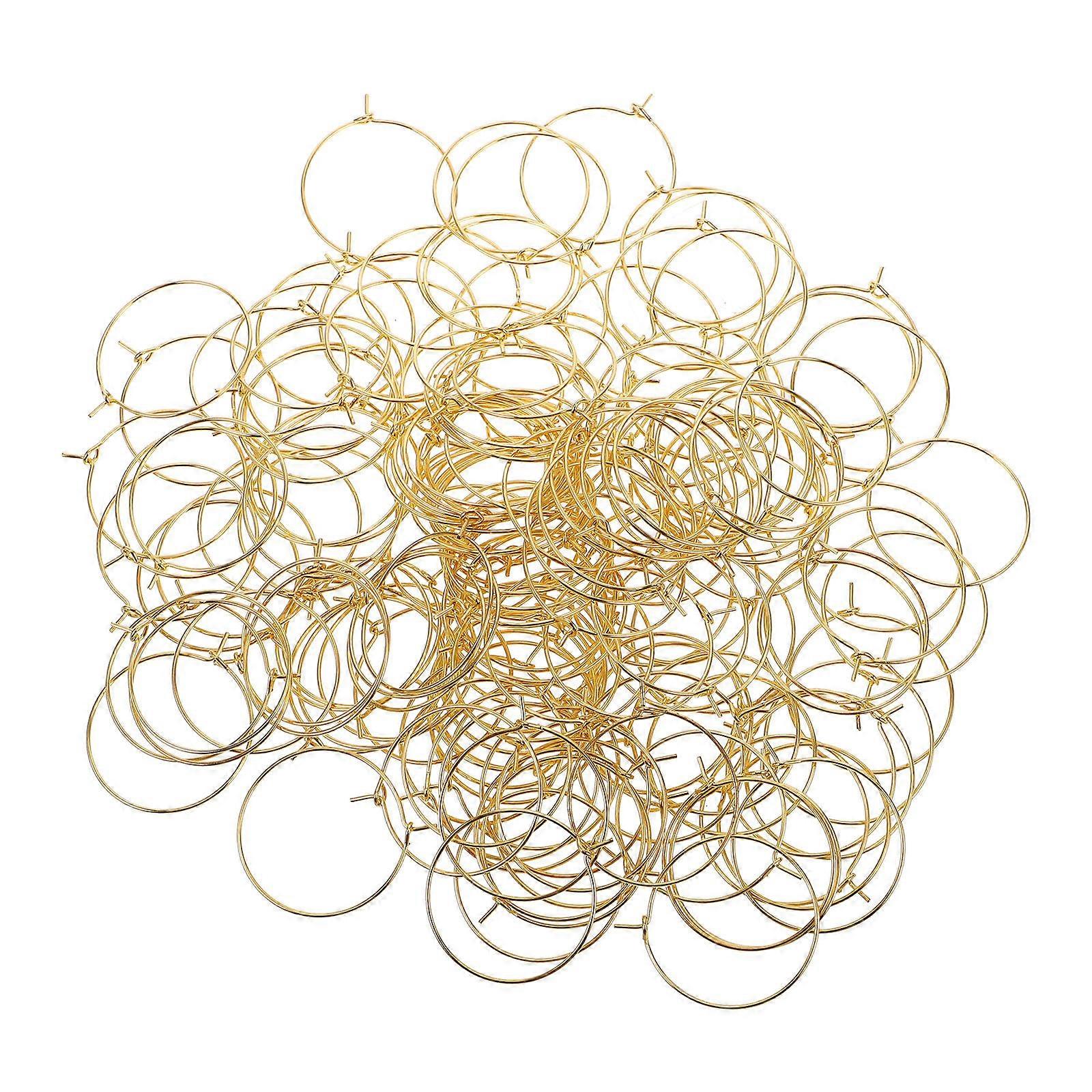 150Pcs Wine Glass Markers Tags For Events Party Organizers In Golden Simple Style Design Identification