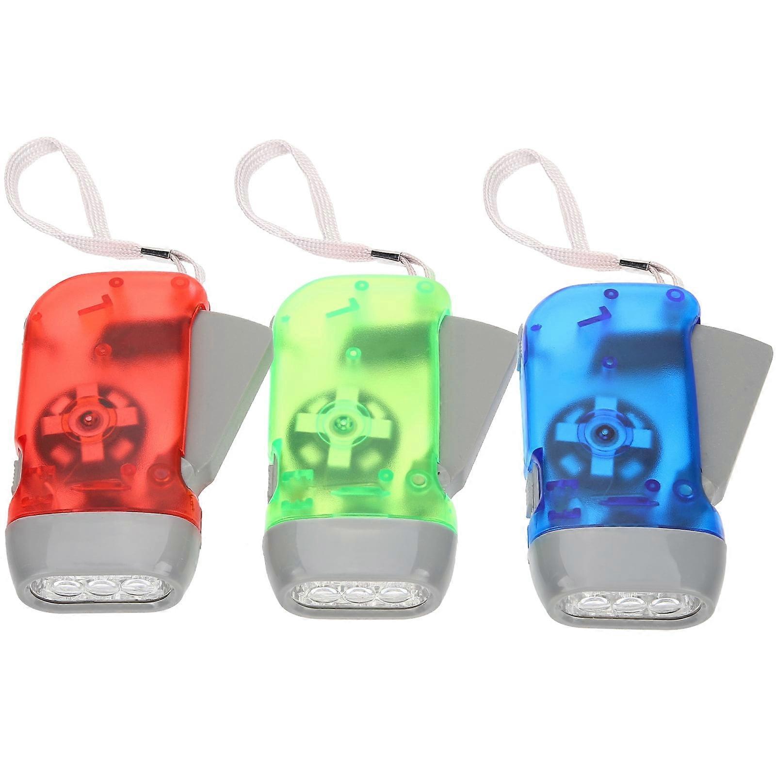 3 Pcs Lantern Emergency Light Hiking Flashlight Hand Small Flashlights Bulk Mini