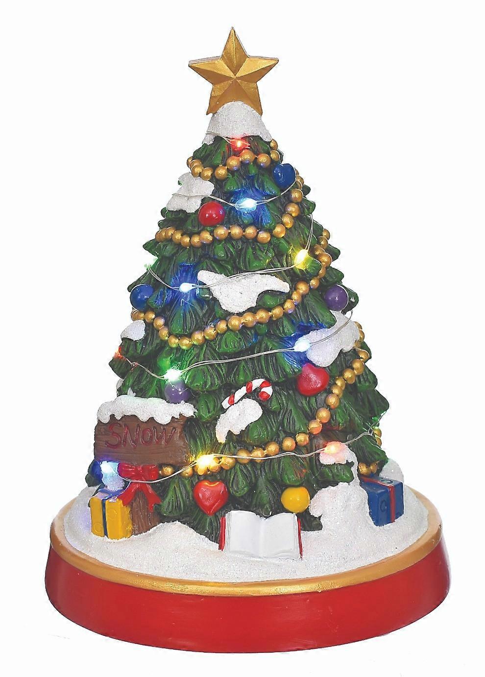 Spieluhr mit Licht - Weihnachtsbaum