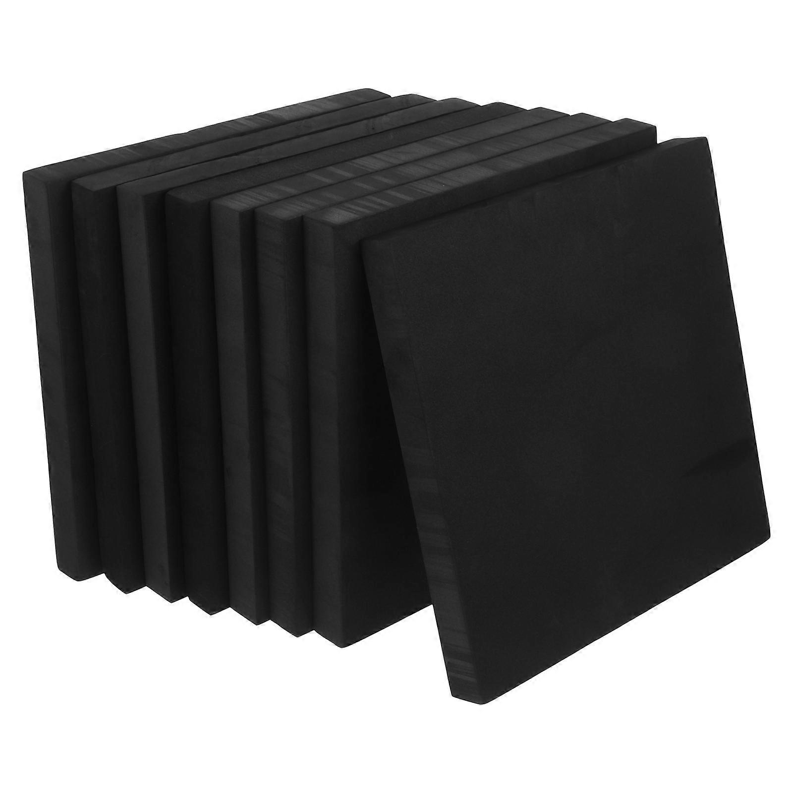 Black Foam Sheet for Crafts 8Pcs Cuttable Foam Pads with Eva Material