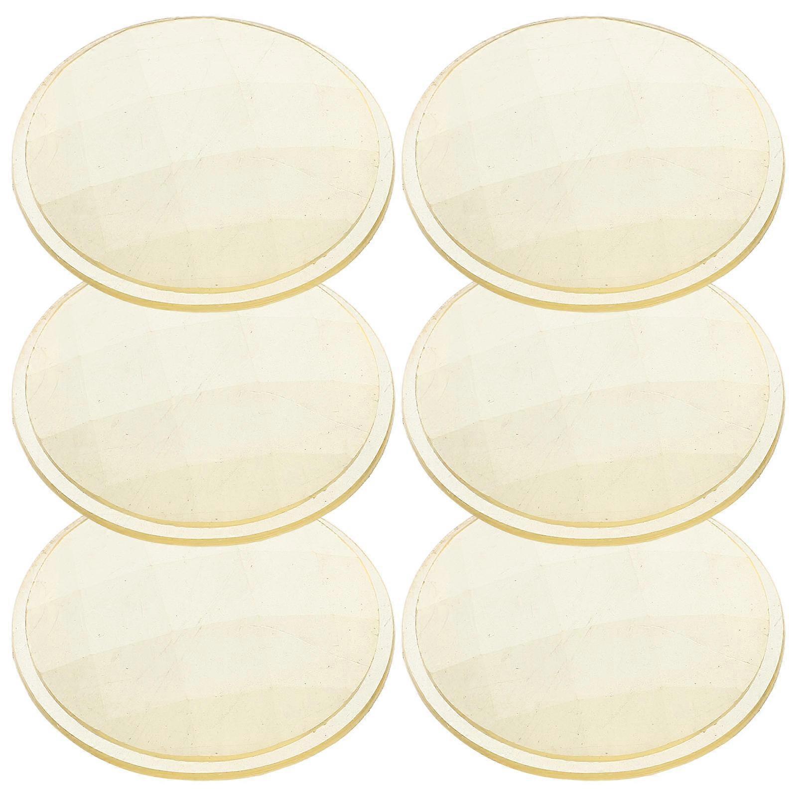 Multifaceted Kaleidoscope Lens Accessory for DIY Use 6Pcs Plastic Prism Set