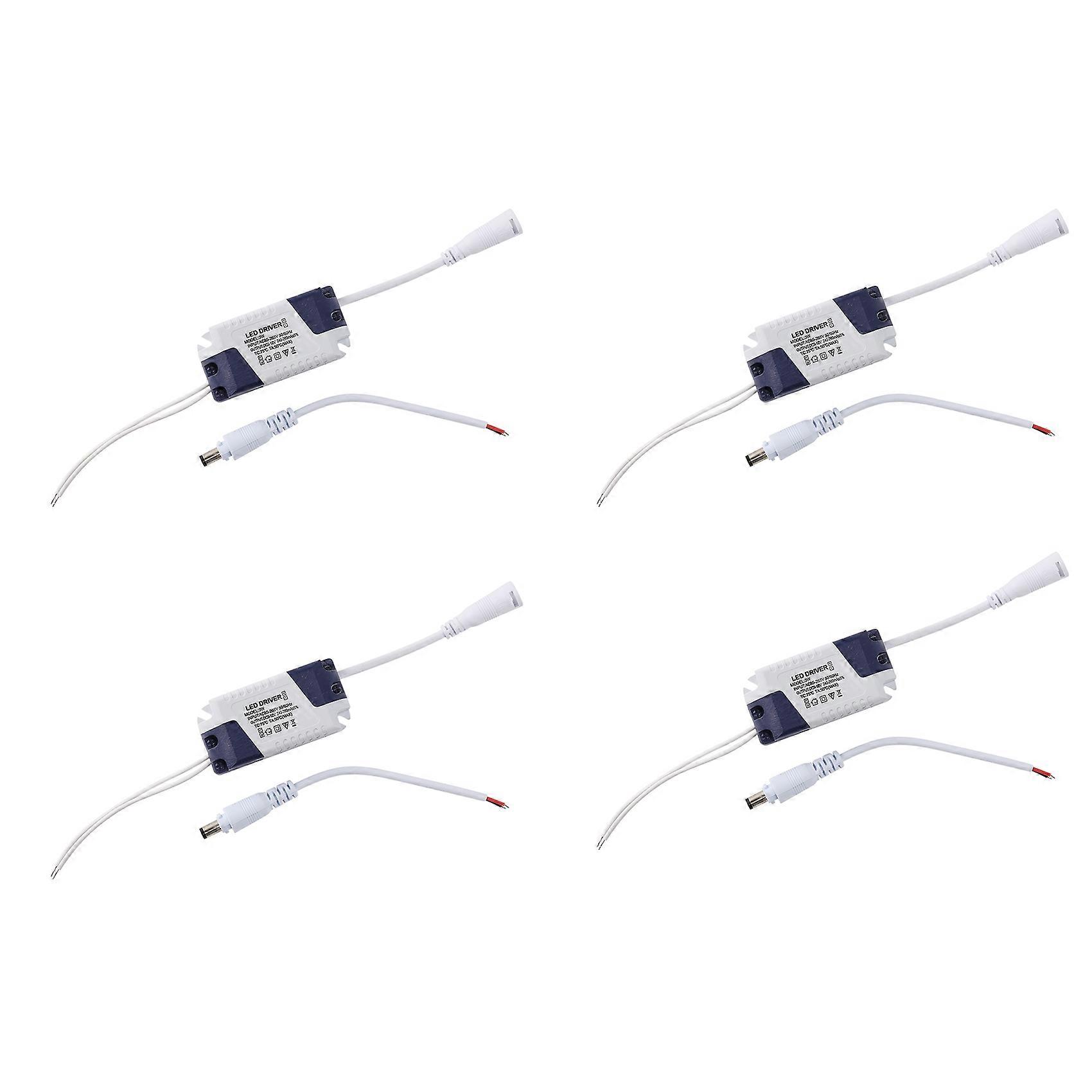 4X AC 90-240V to DC 9-12V 3W Constant Current LED Strip Power Driver Transformer