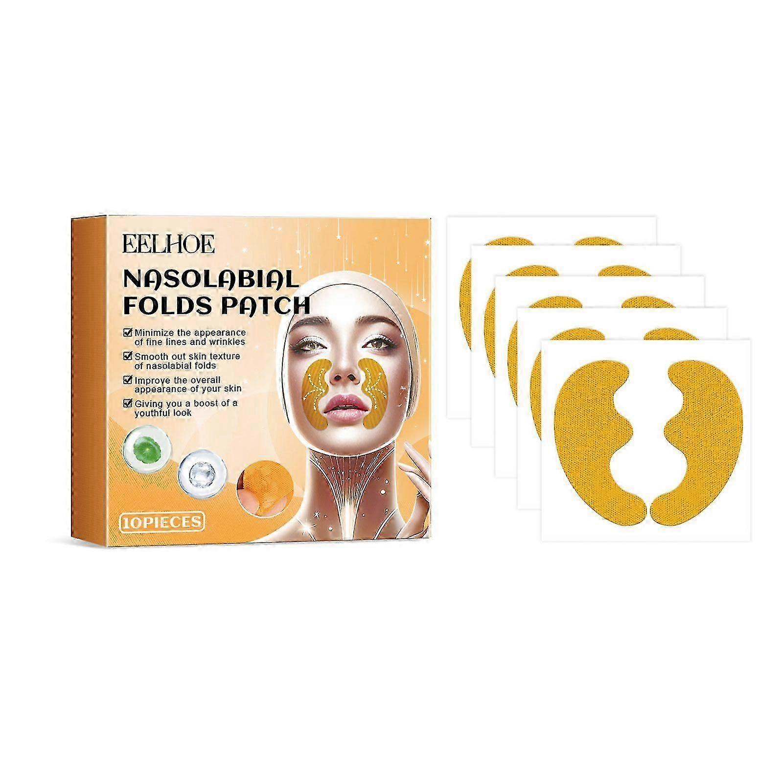 Firming Nasolabial Folds Patch  Hydrating  Lifting Treatment for Fine Lines  10pcs