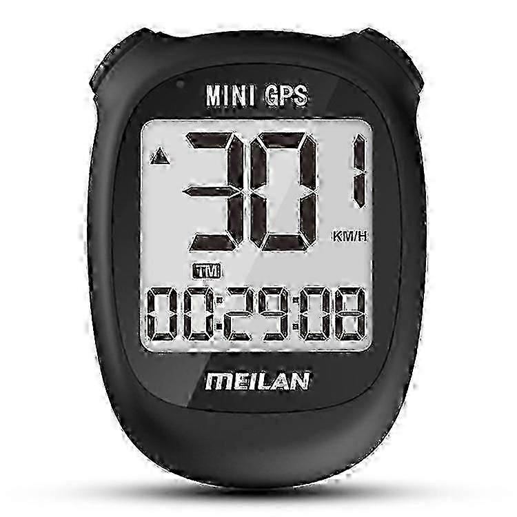 MEILAN M3 Mini GPS Bicycle Computer Cycling Computer IPX5 Waterproof Smart Speedometer with 1.7 inch Display ScreenBlack Edition 1129
