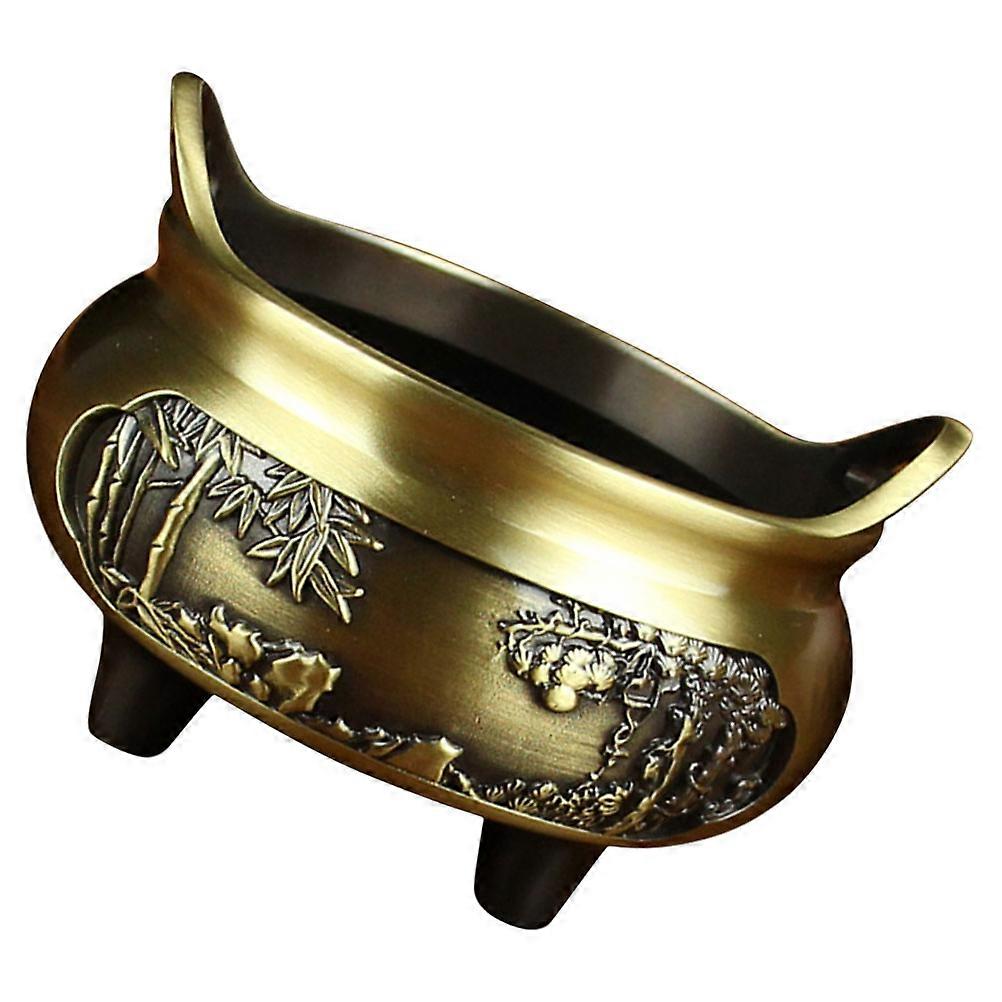 Incense Burner Brass Indoor Decoration for Storage Use 5Pcs Set