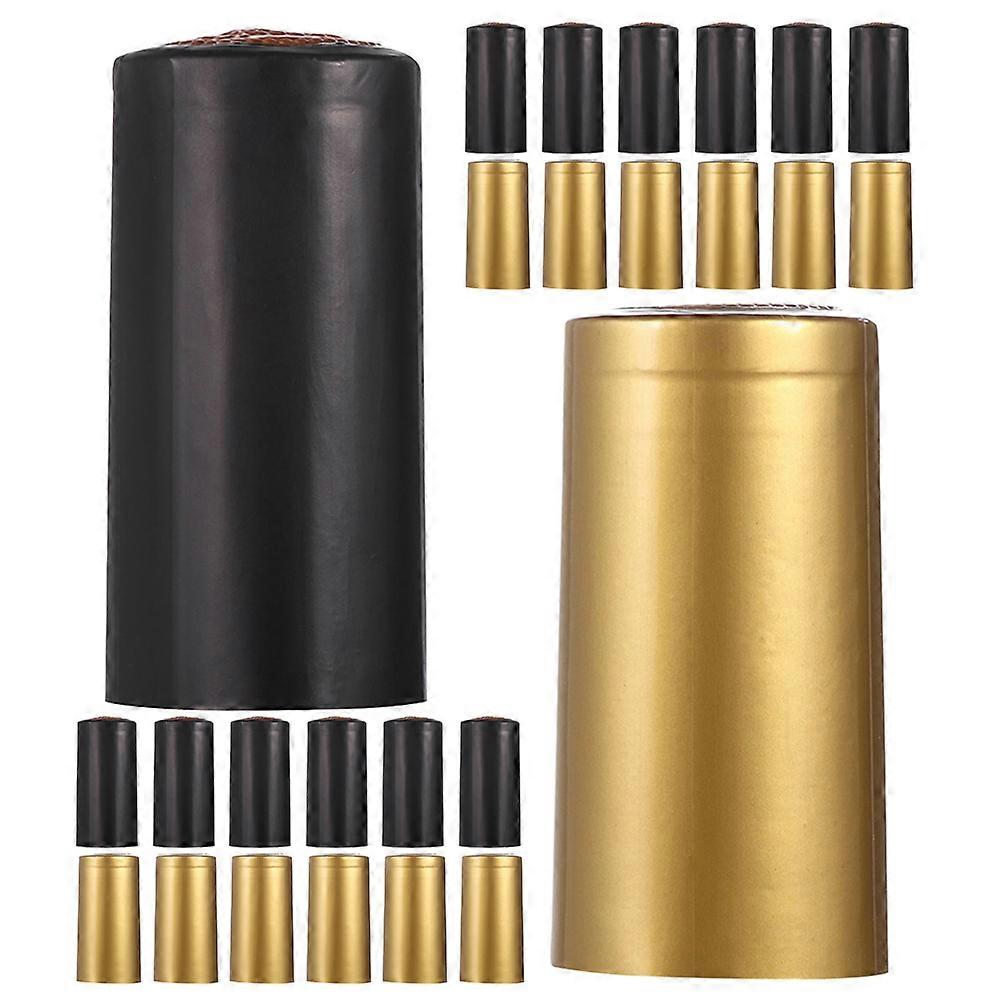 Assorted Color Heat Shrink Caps for PVC Wrap 400Pcs