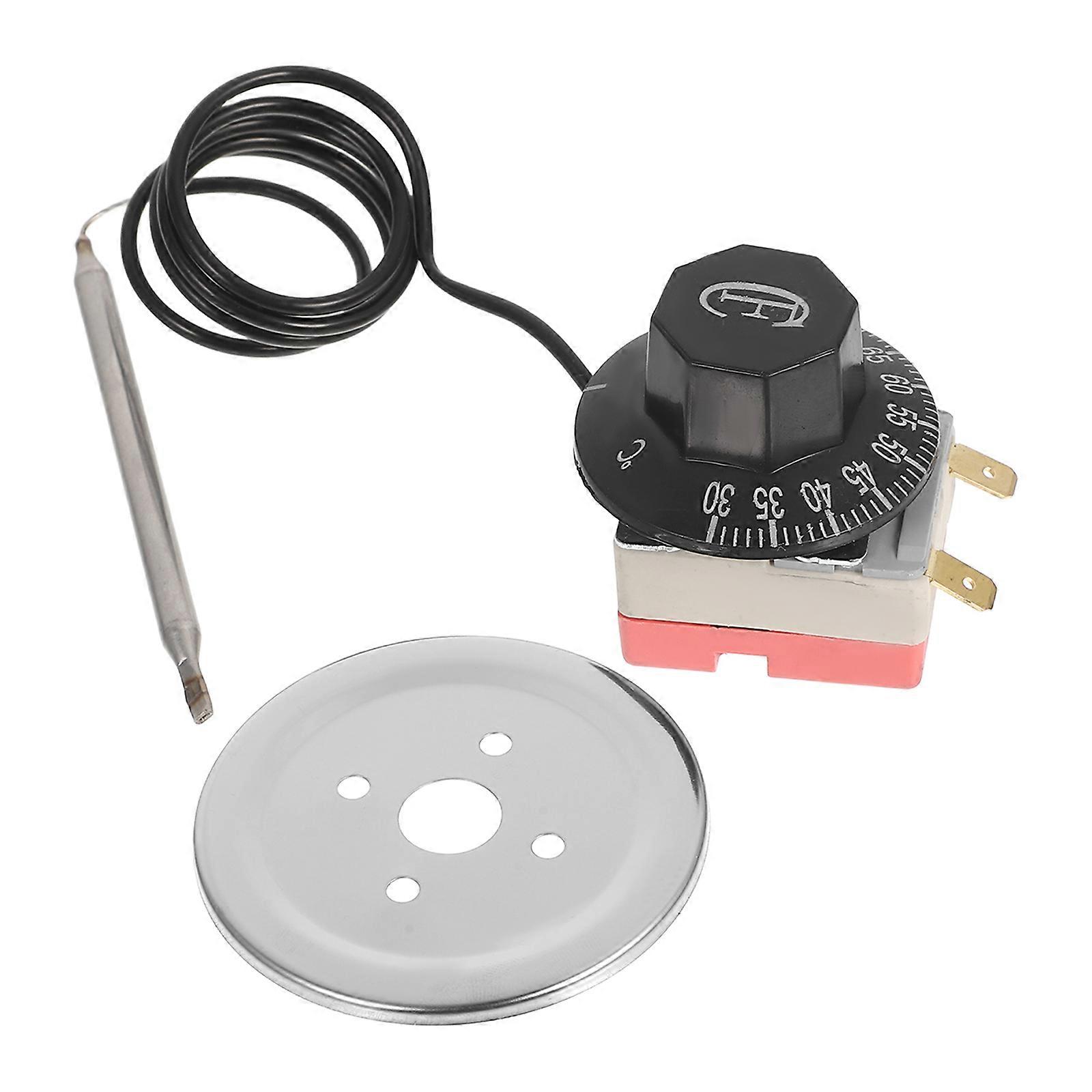 Adjustable Thermostat Controller Switch for Electric Water Heater with Rotary Knob 1Set