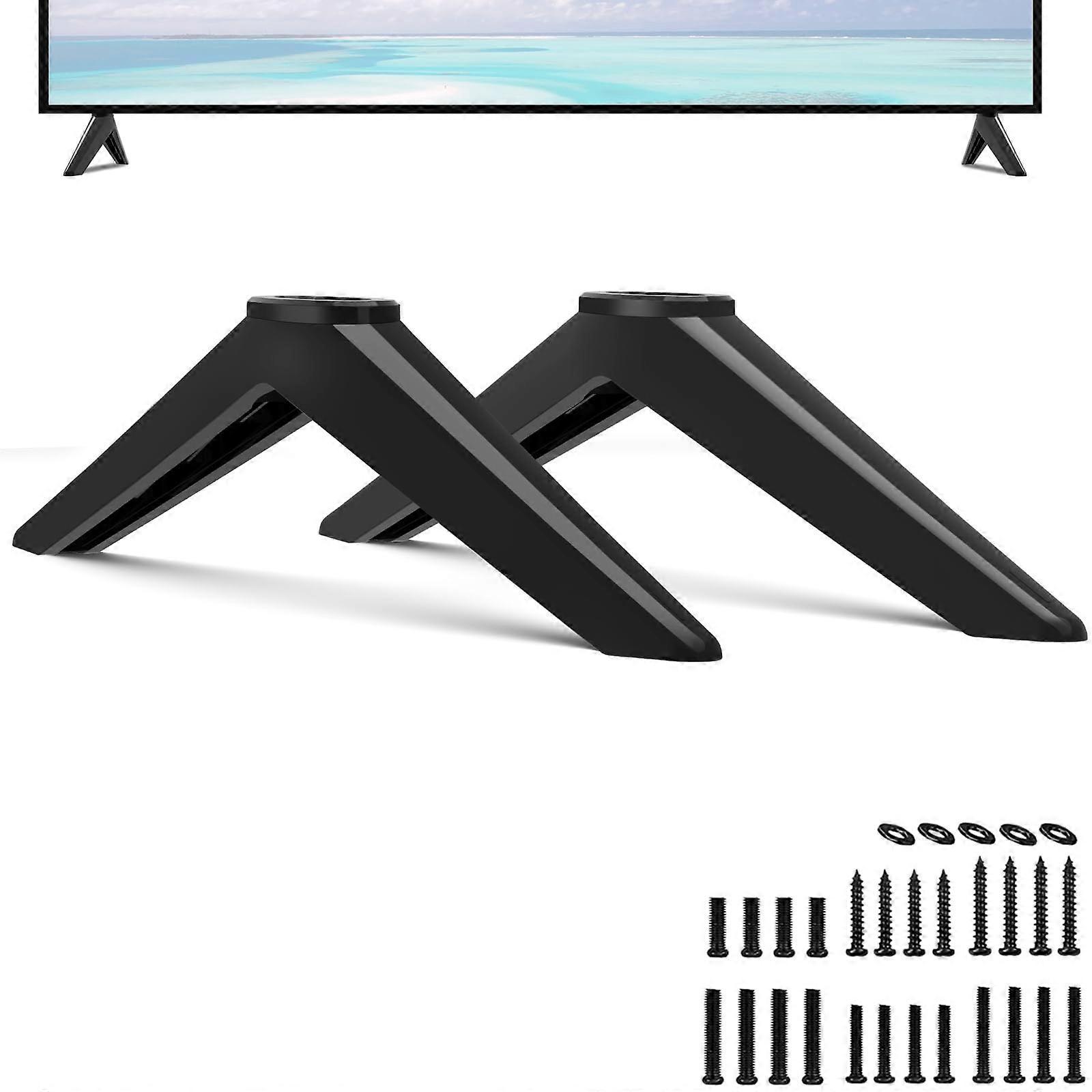 TV Stand Legs Replacement for Vizio M55Q6J01 55 Inch MSeries with Screws Secure NonSlip