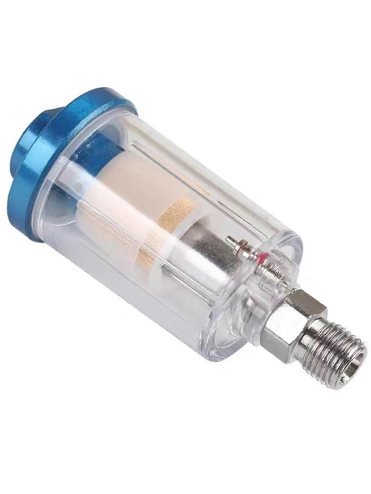 Oil Water Separation Filter Pneumatic Tool 1/4 Inch Standard Thread Transparent Air Compressor Moisture Trap Filter