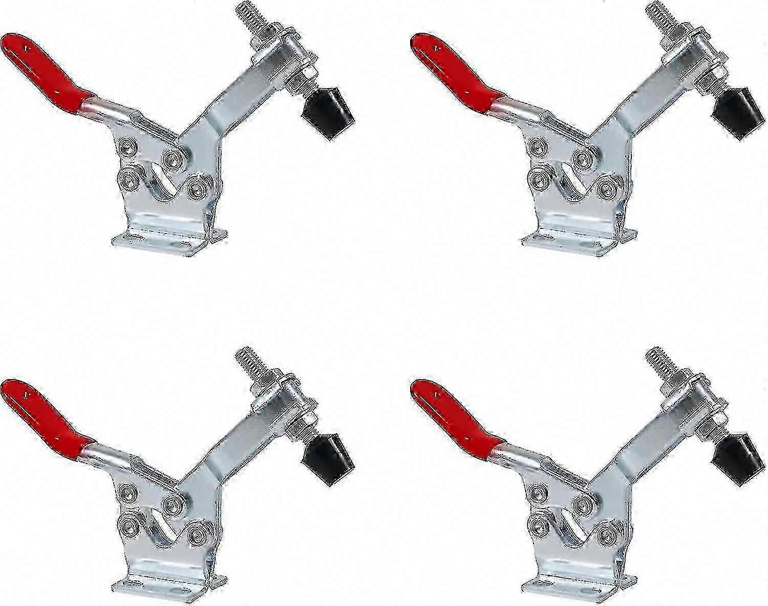 4-Pack GH-201B 90kg Horizontal Tilt Toggle Clamp with Quick Release