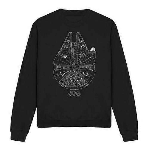 Star Wars Unisex Adult Millenium Lines Sweatshirt