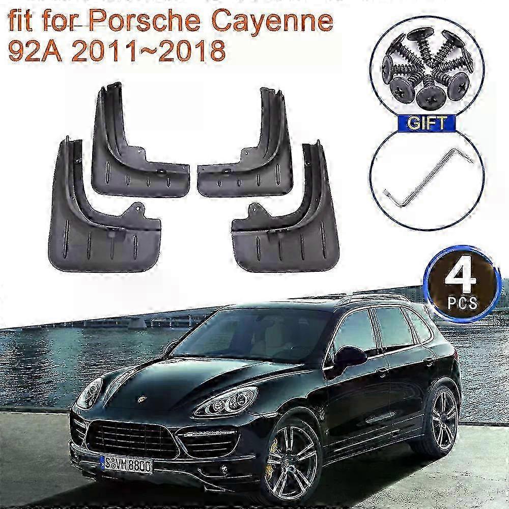 Car mud guards for Porsche Cayenne 958 2011-2018 front rear set