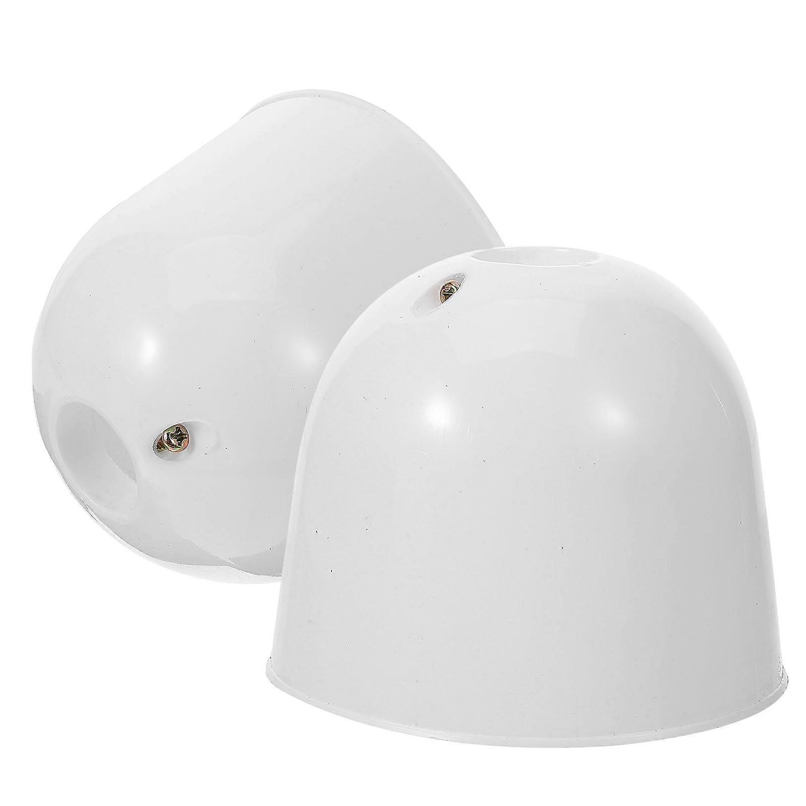 Plastic Ceiling Fan Bottom Canopy for Fan Protection with 2Pcs Accessories