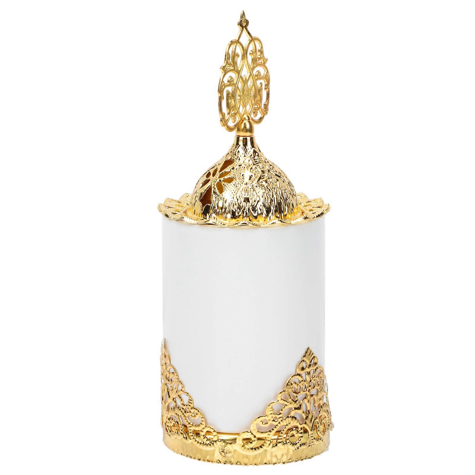 Arab Style Ceramic Incense Burner for Relaxation 1Pcs White Decor