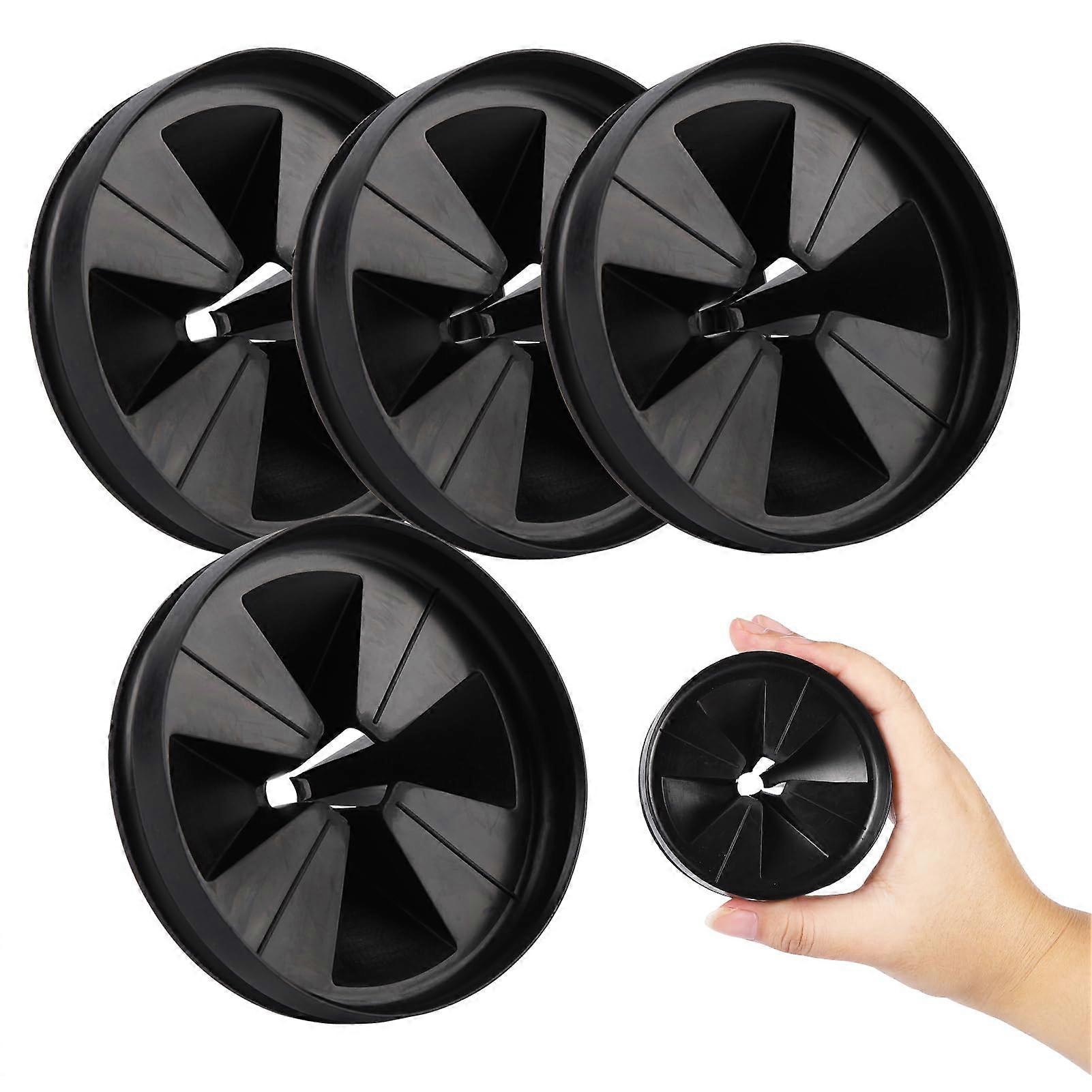 4 Pack 3.25 Inch Garbage Disposal Splash Guard Replacement with Quiet Removable Stopper for Evolution Series Kitchens