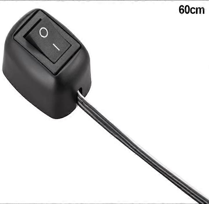 Universal Car Switch Paste Type Toggle Switch with Cable 60cm/100cm DC 12V for Fog Ring Drive Lights Neon Lights