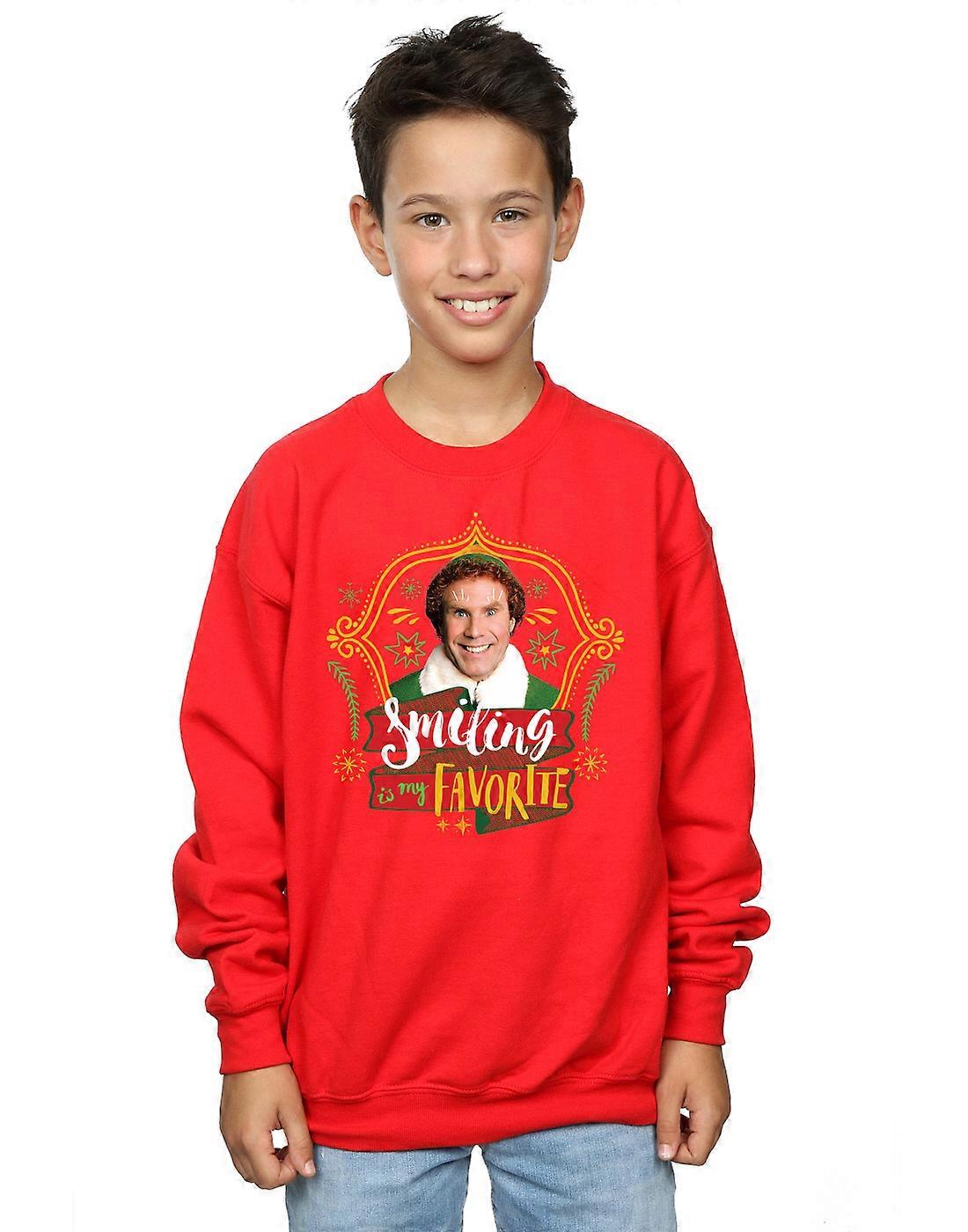 Elf Boys Buddy Smiling Sweatshirt