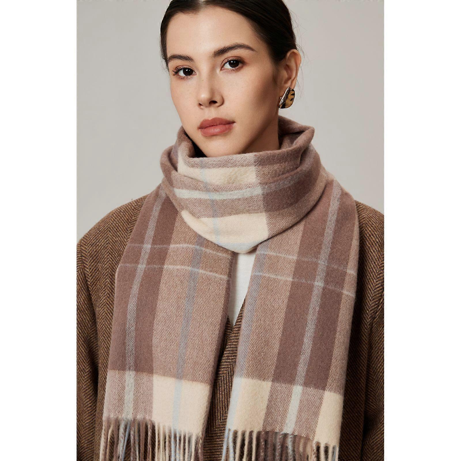 Pure wool autumn and winter women's scarf