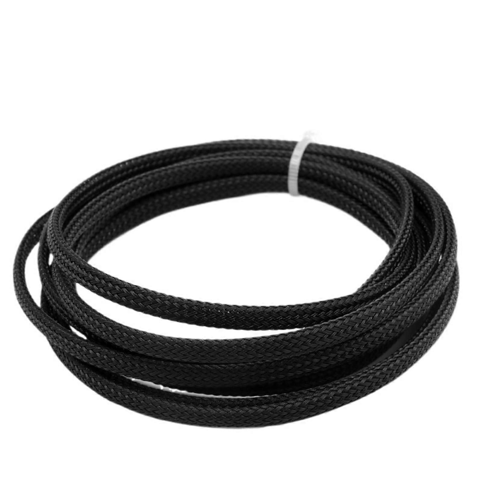 Cable Management Sleeve 16mm Black 10m Expandable Braided SelfClosing  Density Wire Organizer