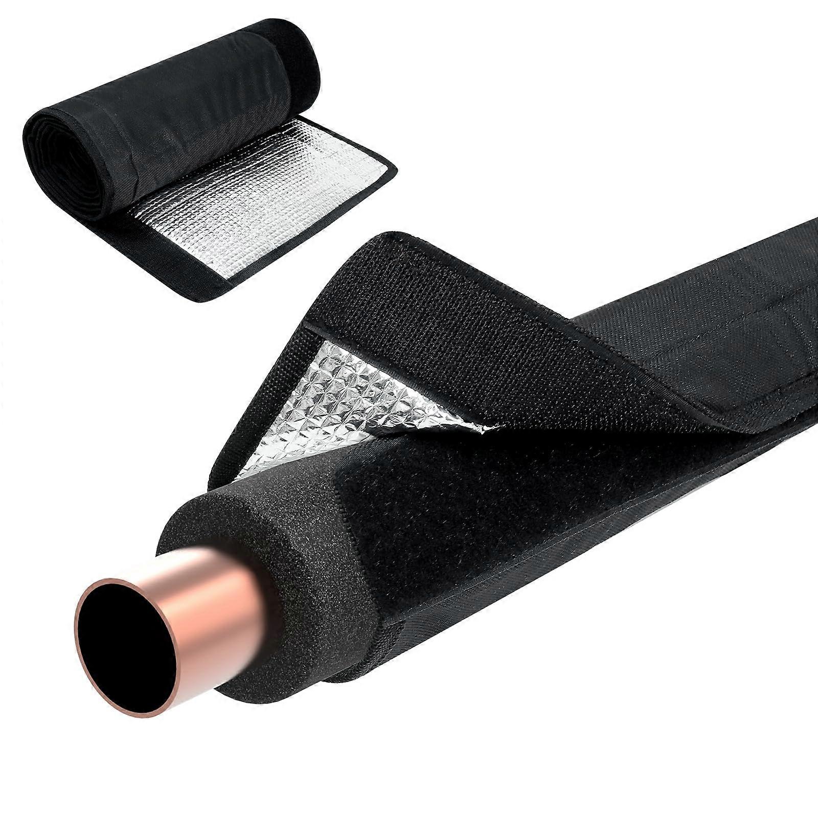HVAC Pipe Insulation Cover 3Layer Waterproof UV Resistant AC Copper Line Wrap 78x11.8 in