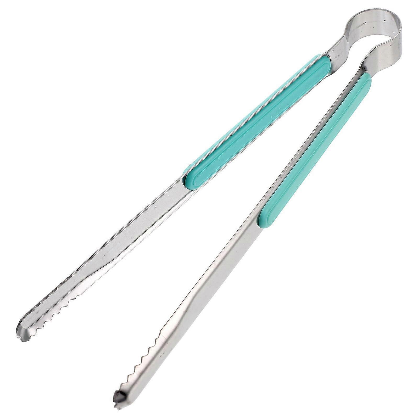 Rustproof Stainless Steel Serving Tongs with Long AntiScald Handle for Buffet Party Wedding