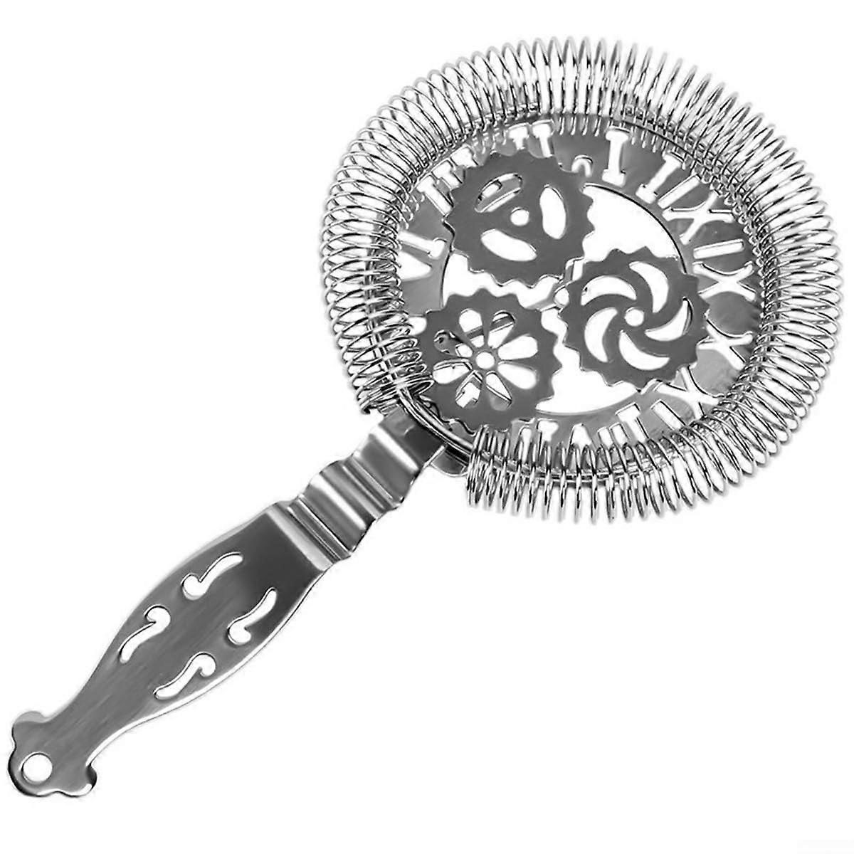 Stainless Steel Cocktail Strainer with Spring for Boston Shaker,  Filtering, Durable Build