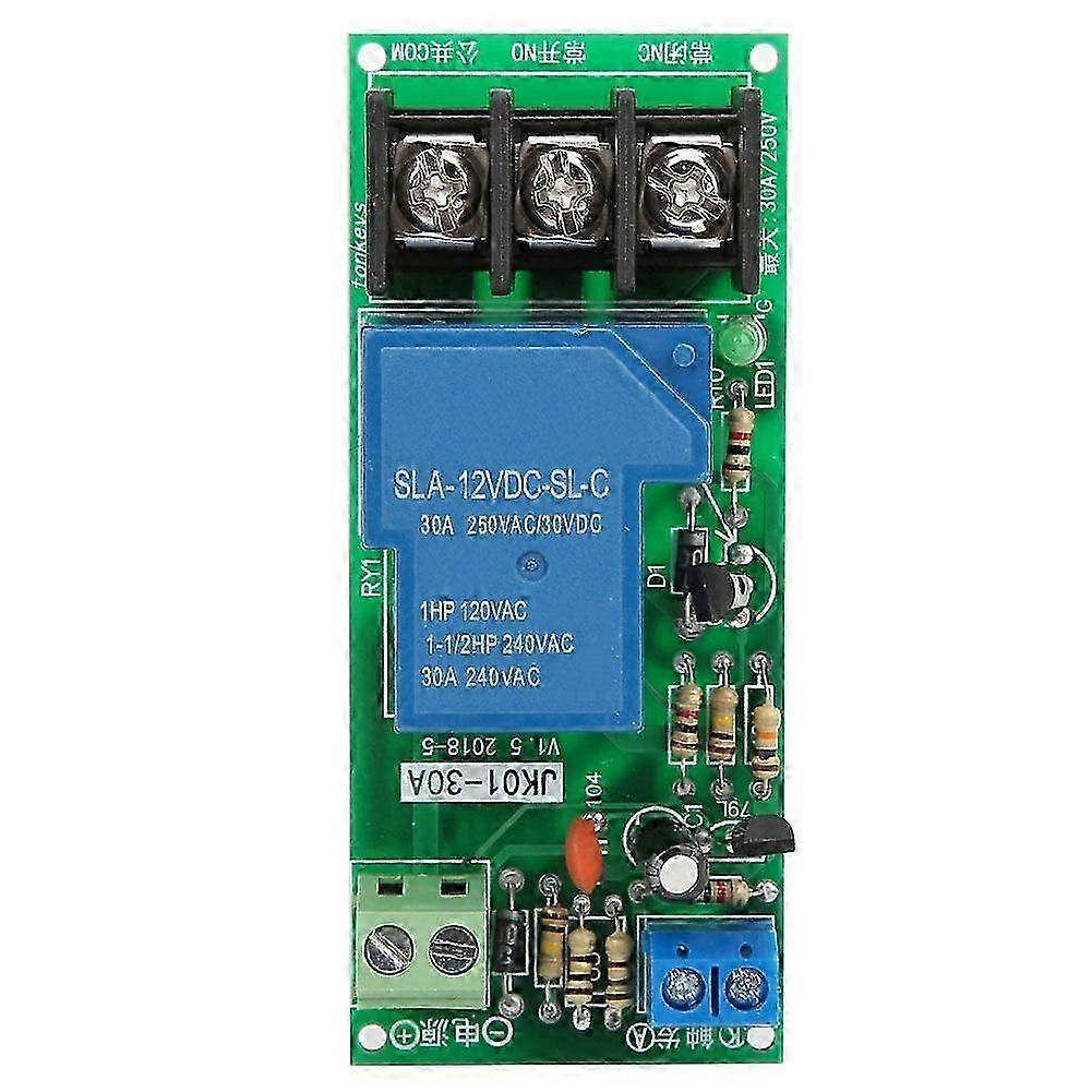 DC12V Delay Timer Switch Timing on/off Relay Module 0~60minutes 30A Load 250VAC/30VDC