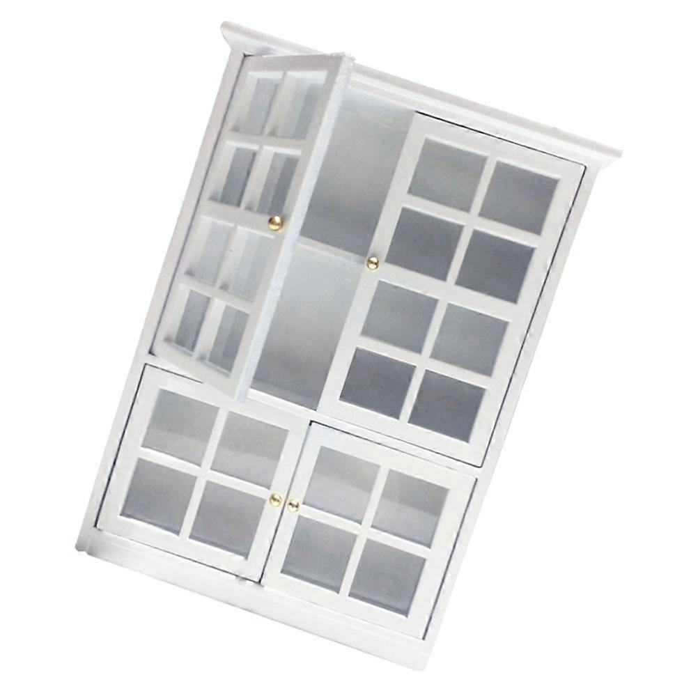 Miniature Cabinet Mini Display Cabinet for Decor 1:12 Scale Model