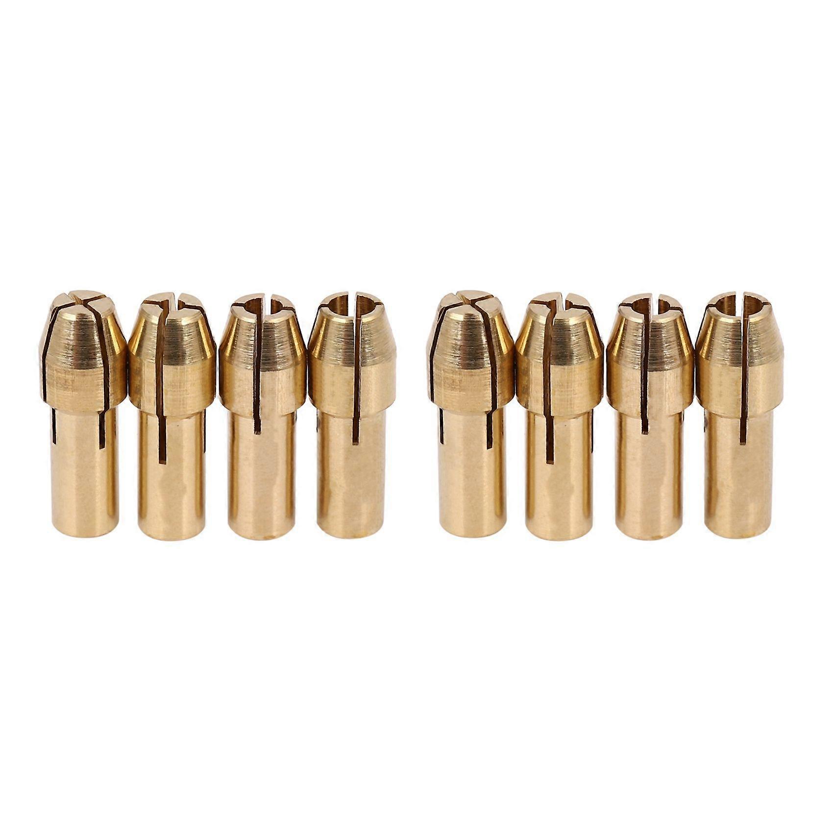8Pcs Rotary Multi Tool Collet Nut Kit Set for 0.8/ 1.6/ 2.35/ 3.2Mm