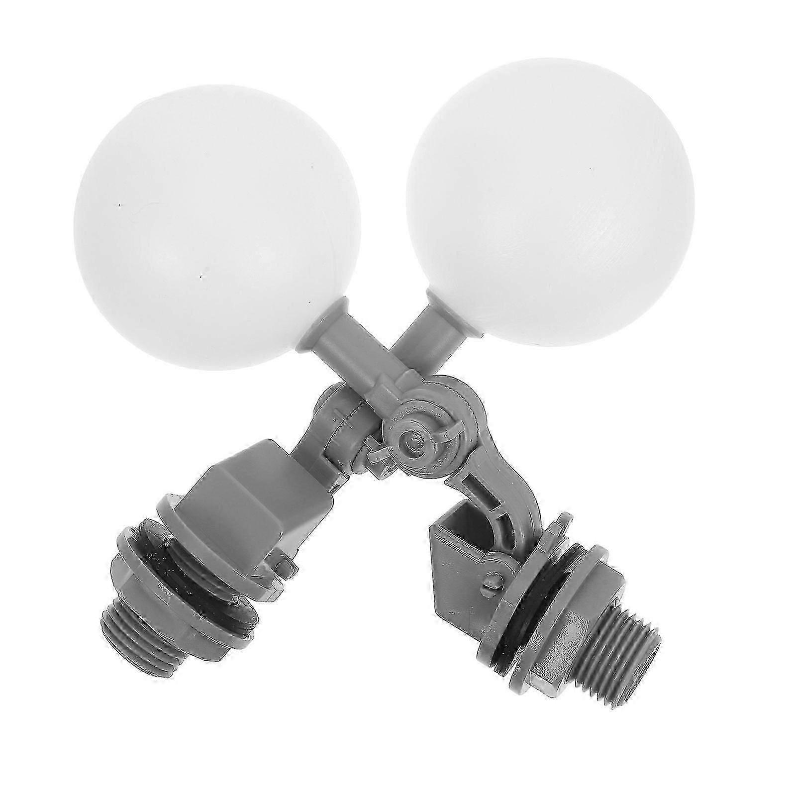 2PCS Adjustable Flow Float Valve Plastic Water Float Valve 1/2 Inch Float Ball Valve Automatic Water Level Control Valve for Water  Edition 0125