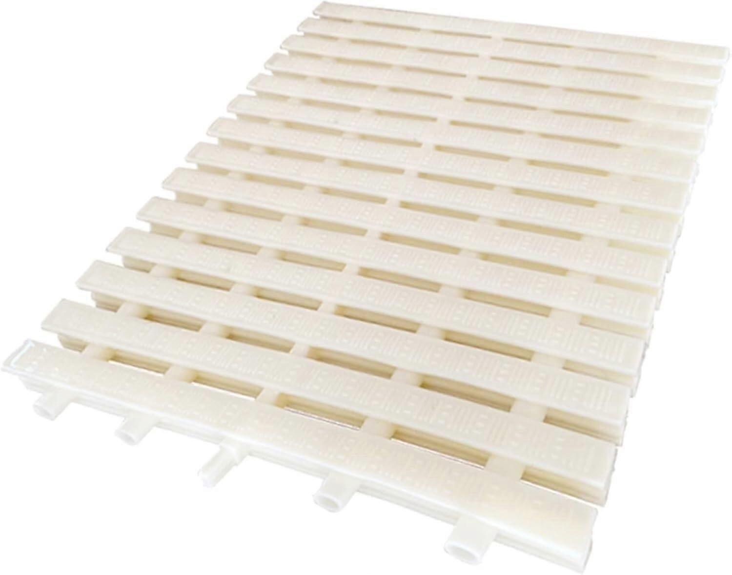 AntiSlip Pool Drain Grating ABS Removable Plastic Drain Cover for Swimming Pool Overflow 40x100cm White