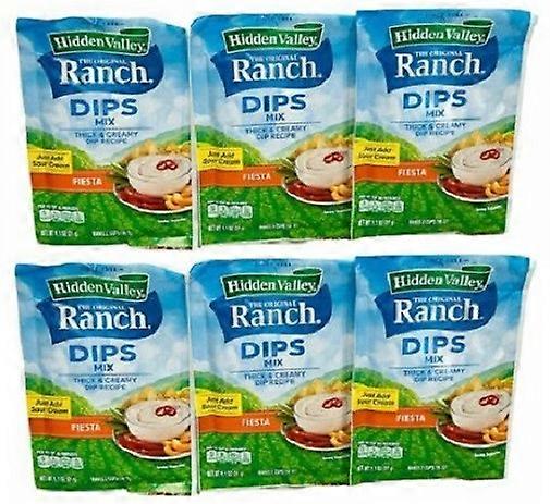 Hidden Valley Ranch Fiesta Dips Mix 6 Packets