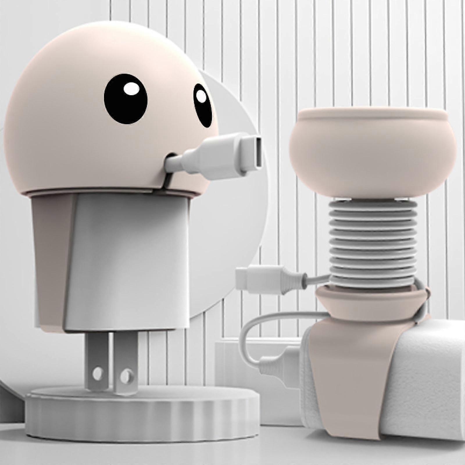 Cable Organizer and Protector Silicone Hub for Desk, Tangle Charging, Cable Life Extension