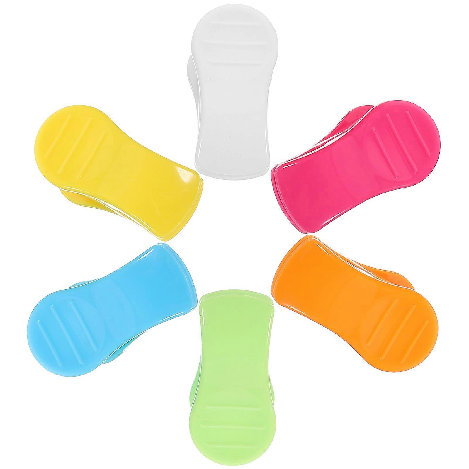 6Pcs Plastic Clothespins Small Clips for Home Clothes Fixing