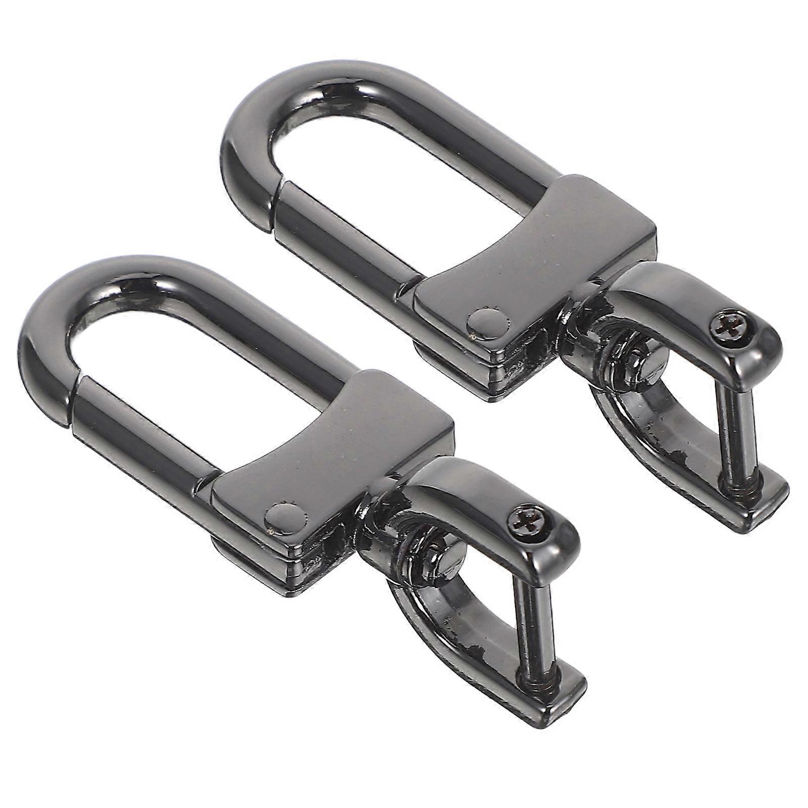 Metal Snap Hook for Purse Hardware with Precision Screw Mechanism 2Pcs