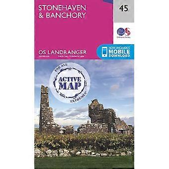 Stonehaven & Banchory (OS Landranger Aktiv)