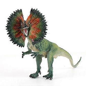 Figura di dinosauro Dilophosaurus, modello d'azione Raptor in PVC, giocattolo globale