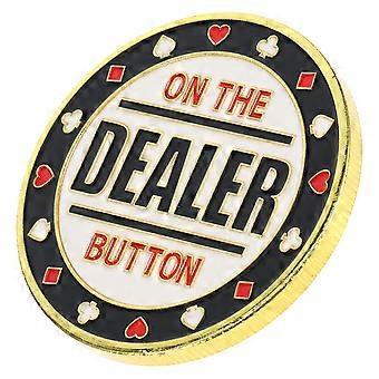 Iron Dealer Button Metal Poker Guard for Decoration